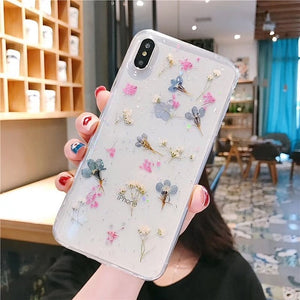 Real Dried Flower Handmade Phone Cases